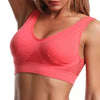 1pcs Women Sports Bra Large Size No Steel Ring Seamless Underwear Removable Chest Pad Runing Sport Hollow Mesh Vest Bras