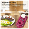 Multifunctional Egg Slicers Stainless Steel Slicer Fancy Splitter Egg Cutting Tool Home Two In One Egg Cutter Kitchen Gadgets