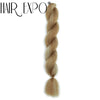 26Inch Vixen Crochet Bulk Hair Synthetic Jumbo Braids Fluffy Yaki Straight Crochet Hair Afro Kinky Curly Braiding Hair Extension