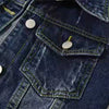 2024 New Women Spring Autumn Denim Jacket Tops Pink Color Solid Short Multicolor Feminino Three Quarter Sleeve Jean Jacket
