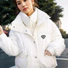 2024 Winter Korean Women Puffer Parkas Thick Warm Down Cotton Padded Coat Female Loose Outwear Clothes Short Jacket Overcoat