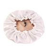 Double-Sided Sleeping Hat Adjustable Nightcap Bathing Hat Girl Sleep Protector Tool