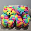 Highland Cow Fashion Bear Plush Slippers Women Men House Animals Soft Shoes Christmas Slipper Adults Indoor Shoes