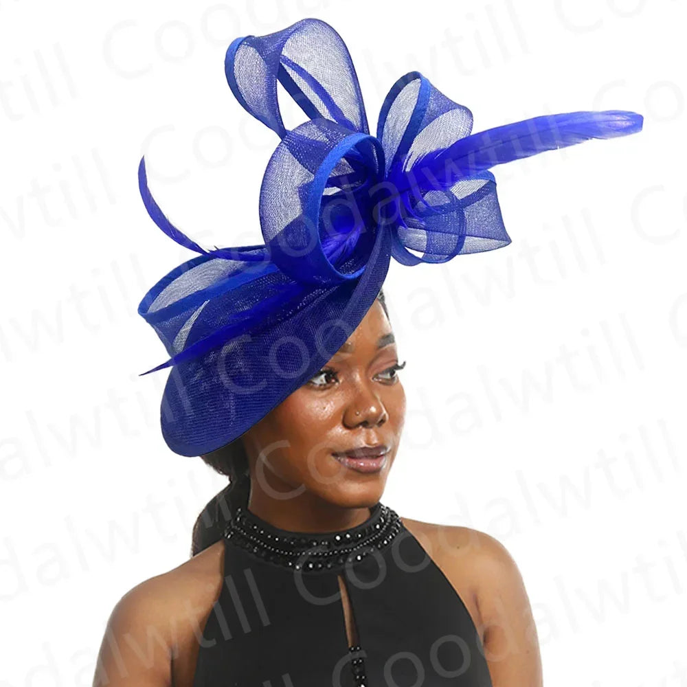 Mesh Fascinator Headpiece Women Formal Event Derby Headpiece Ladies Eleagnt Mariage Millinery Cap Fashion Wedding Fascinator Hat