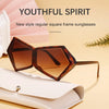 Oversized Square Punk One-piece Sunglasses Women 2024 Luxury Brand Big Frame Shield Sun Glasses For Ladies Wrap Eyewear Goggle