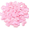 50/100Pcs Padded Fabric Throwing Petals Love Heart Table Table Bed Heart Petals Wedding Valentine Decoration