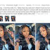 Transparent 13x4 13x6 Body Wave Lace Front Wig Human Hair PrePlucked Brazilian Human Hair Lace Frontal Wigs For Women Bling Hair