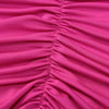 Hugcitar One Shoulder Backless Adjustable Scarf Loop Ruched Sexy Maxi Dress Women Elegant Y2K Streetwear Festival Outfit