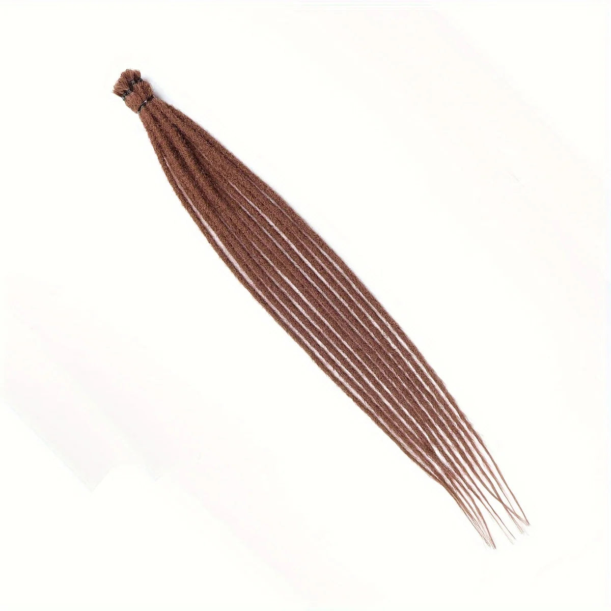 24Inch Dreadlock Extensions Synthetic Loc Extensions 0.6CM 100% Full Head Handmade Permanent Dreadlocks Extension for Men/Women