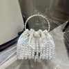 Wedding Party Clutch Purse Glitter Shiny Diamond Banquet Bag Women's Handbag Luxury Fashion Evening Bag Shoulder Chain Bag