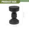 2 Pcs Adjustable Bed Frame Furniture Fall Preventer Stoppers Anti-shake Tool Holder 4.2X4CM Headboard Wall Black Plastic