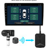 JMCQ USB Android TPMS Tire Pressure Monitoring System Display Alarm System Internal External 5 Sensors For Car Navigation Radio