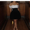 Women Sexy Backless Short Dress Fashion Sleeveless Big Bow Mini  Dress Lady Evening Party Dress 2025 Summer New Women's Clothing