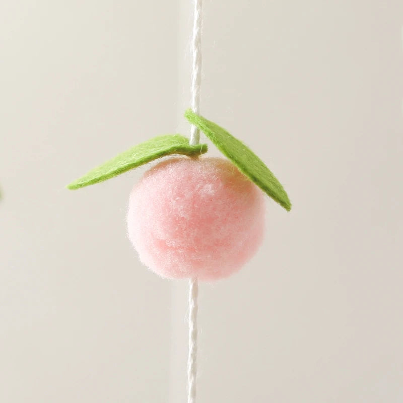 Baby Crib Mobile Bed Bell Rattle Toys Wooden Crochet Stars Pendant Bed Bell Toys Newborn Comfort Crib Bracket Hanging Toys Gifts