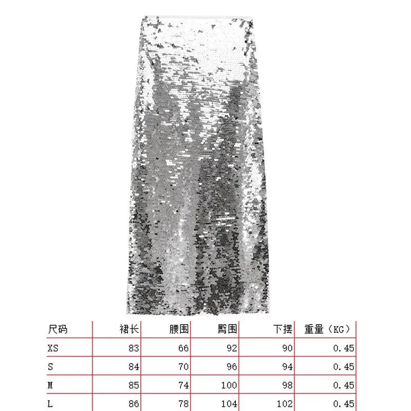 Party Club Stage Show Mini Skirts for Women Clothing Fashion Clothes Sexy Streetwear Dance Bling Sequined Hot Girls