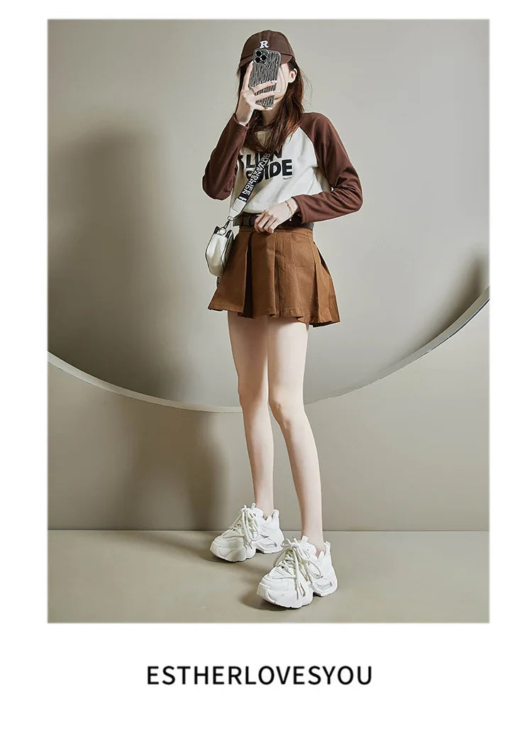 2024 Spring Autumn Women's Chunky Sneakers Breathable Platform Sports Shoes for Women Fashion Thick Sole Vulcanized Shoes