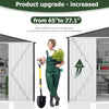 6x8 FT Outdoor Storage Shed, Garden Shed with Updated Frame Structure and Lockable Doors, Metal Tool Sheds for Backyard Garden