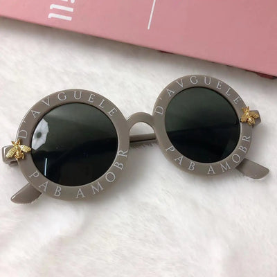New Fashion Round Glasses Children Sunglasses Classic Cute Girls Kids Sun Glasses UV400 Protection Eyewear Baby De Sol Gafas