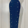 2025 Luxury Shining Diamonds Pearls Sleeveless Bodycon Bandage Long Dress Women Celebrate Evening Party Elegant Birthday Gowns