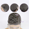 curly Short 13×1 T part Transparent Lace 6inch natural black color Human Hair remy Wigs For Women 150% density Pixie Cut Wig