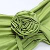 Hugcitar Fashion 2 Pcs Sets Strapless Tie Flower Draped Sexy Crop Tank Top Slit Tassel Maxi Skirt Women Outfit Festival Party