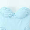 Pure sexy French high-end tube top one-shoulder dress female long seaside holiday pleated skirt