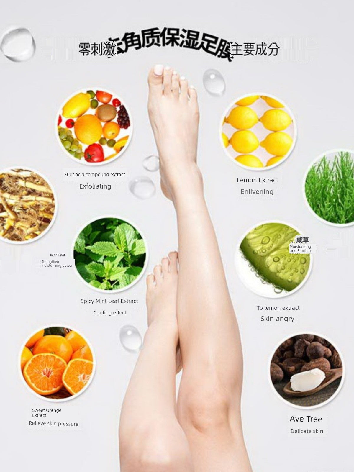 South Korea Die Enjia Double Exfoliating Dead Skin Calluses Moisturizing Foot Mask Tender White Feet Sole Care Tender Foot Mask