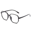 Fashion Anti Blue Light Glasses Ultra-Light Transparent Korean Gradient Big Square Frame Men Women Eye Protection Spectacles