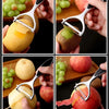 Serrated Blade/Flat Edge Peeler Potato Peeler Slicer Knife Watermelon/Melon Grater Kitchen Multi-Purpose Tool