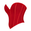Women'S Strapless Solid Bustier Corset Fishbone Push Up Waist Trainer Crop Tops Sleeveless Backless Padded Bandeau Bikini Top