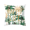 45cm Cushion Case Removable Polyester Green Plant Print Pillowcase Tropical Leaf Cactus Monstera Throw Cushion Cover Home Decor