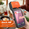 Handheld Commercial PDA Android 8.1/13 Bulit-in 58mm Thermal Receipt Printer NFC Optional for Cafeteria WIFI Bluetooth Connect