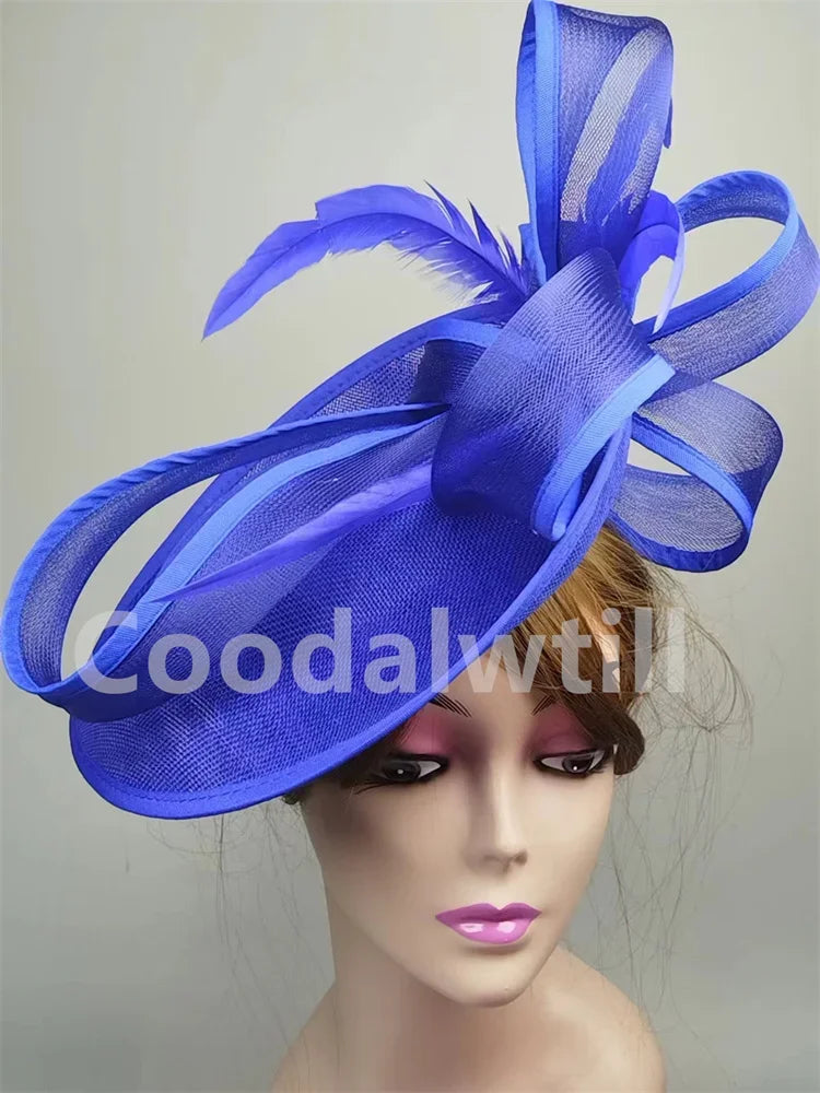Mesh Fascinator Headpiece Women Formal Event Derby Headpiece Ladies Eleagnt Mariage Millinery Cap Fashion Wedding Fascinator Hat