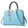 Women Handbag Patchwork Shoulder Messenger Office Work PU Leather Female Bag Ladies Luxury Fashion Elegant