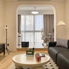 Nordic Combination Bedroom Coffee Table Simple Light Luxury Household Cream New Round Living Room Modern Small Apartment