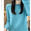 New cashmere sweater women's sweater in autumn and winter 100% merino wool fashion O-neck autumn warm pullover top
