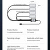 Neon LED Car Interior Ambient Foot Strip Light Accessories Back light Remote App Music Control Auto Decorative Atmosphere Lamp