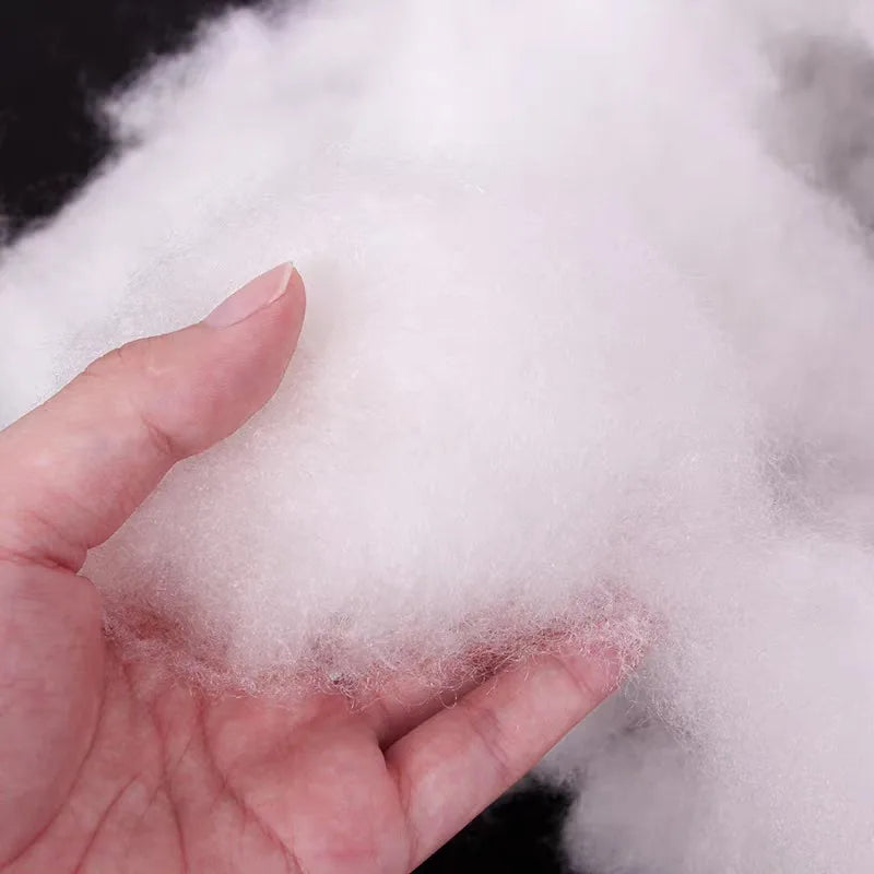 Fluffy Artificial Fake Snow Christmas Fake Cotton Decoration Set for Snow Fight Indoor Scene Xmas Village Tree Decor Doll Filler