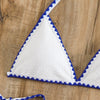 Bikini Swimsuit 2025 New Sexy Slim Fit Backless Swimsuit Hanging Neck Small Lace Split Swimsuit