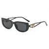 New Small Frame Cat Eye Sunglasses Women Personality Hollow Triangle Sun Glasses Men Trendy Retro Oval Gafas De Sol Mujer