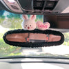 Adorable Rabbit Car Rearview Mirror Cover Cute Creative Korean Character Mirror Cartoon Reversing Decoration Female