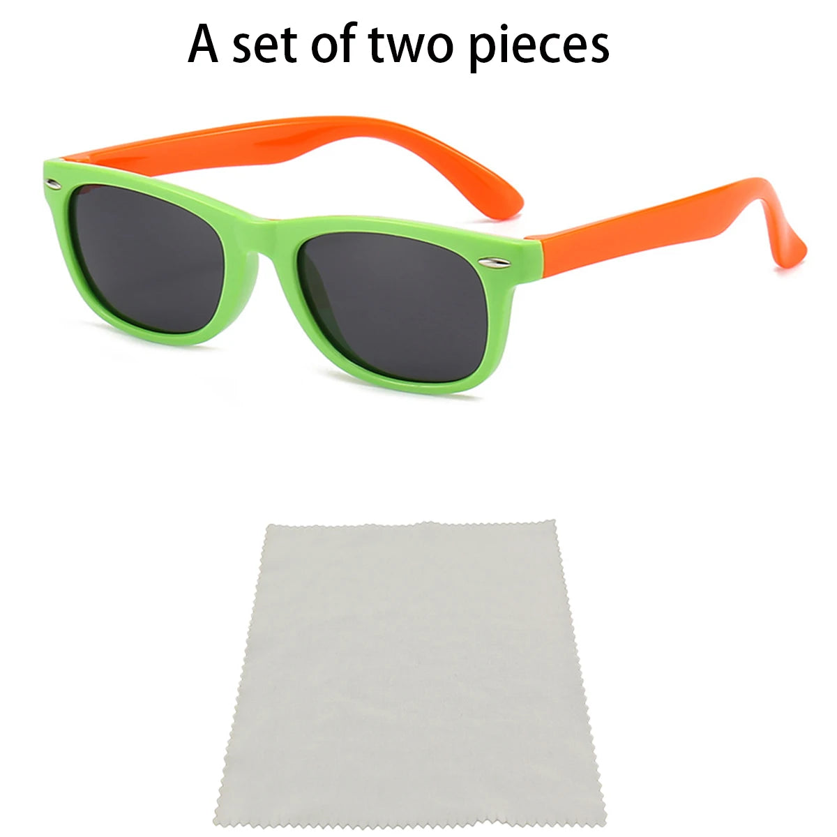 2024 Fashion Brand Children's Color Sunglasses Anti UV Baby Sunshade Anti Blue Light Glasses Girl and Boy Sunglasses UV400