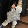 MOODS Handmade Woven Design Round Handle Handbags For Women Eco-friendly Craft Paper Hollow-out Luxury Designer Top-handle Bags