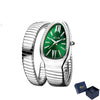 Classic Snake Shape Watch For Women Gold Silver Scaleable Bracelet Womens Watches Bling Diamonds Quartz Ladies Wristwatch