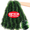 Weihnachtsgrün Stock Bänder Girlande DIY Weihnachtsbaumschmuck Grüne Stock Bänder Kranz Hängender Anhänger Haus Party Dekoration