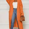 Plus Size Fall and Winter New 2023 Women's Solid Color Cardigan, Casual Knit Cardigan with Pockets Commuter Style Sweater XL-5XL