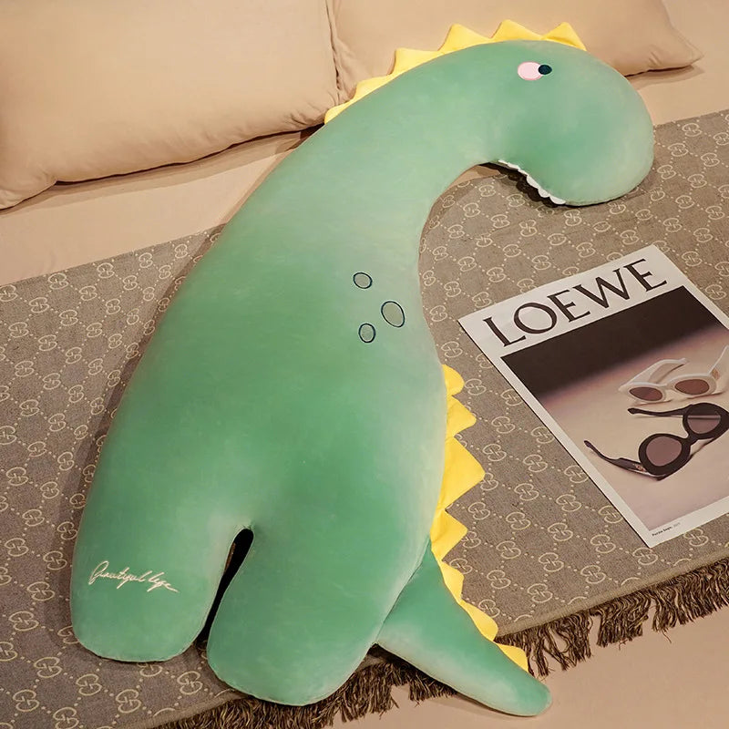 Big Stuffed Animal Plush Giraffe Pillow Cute Large Long Crocodile Toy Kawaii Dinosaur Baby Bed Surround Washable Decor Cushion