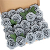 10/25/50Pcs Artificial Rose Flowers Foam Fake Faux Flowers Roses for DIY Wedding Bouquets Party Home Decor Garden Decoration