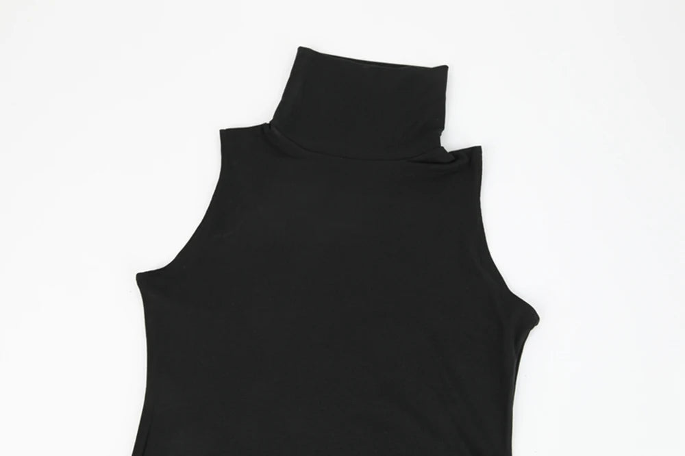 Sleeveless High Neck Bodysuit New Women's Sexy Skinny Jumpsuit Butt Lifter Smooth Body Shaper Belly Corset Female Clothing