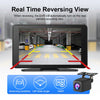 Jansite 7" Car DVR 2.5K Dash cam Wireless Carplay Android Auto Front and Rear Camera Dashboard Driving Recorder Dual Lens Wifi